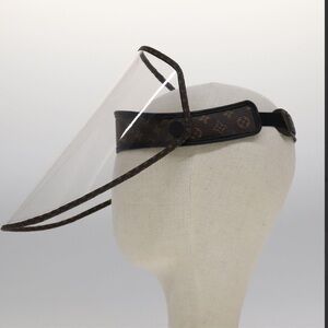 LOUIS VUITTON Monogram fish fryer Covid hate protector Viger LV Shield Sun Visor